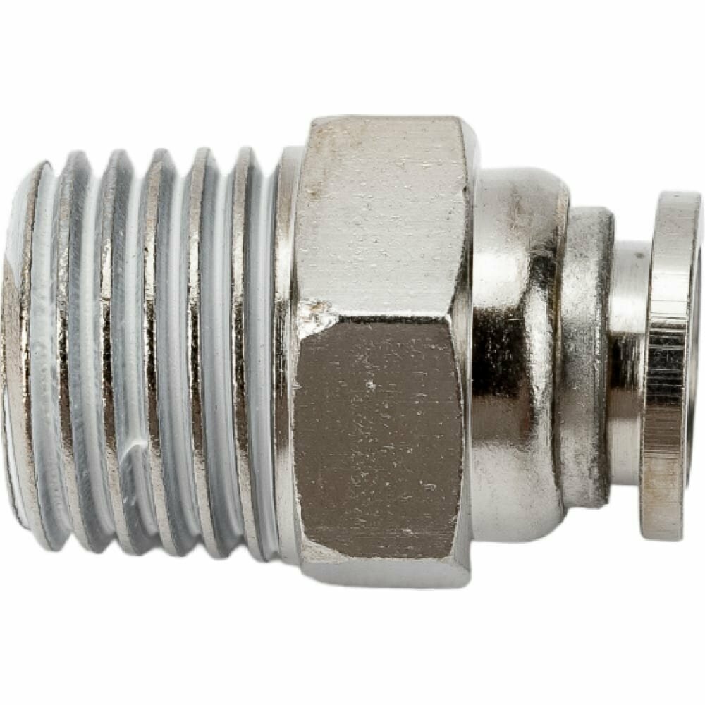 фото Цанговый прямой металлический фитинг Pegas pneumatic 6101