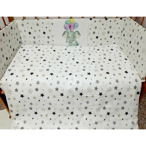 Комплект с бортиками в кроватку 