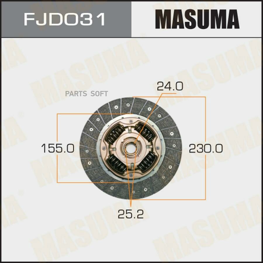 MASUMA FJD031 Диск сцепления