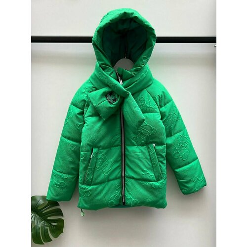Куртка, размер 110, зеленый