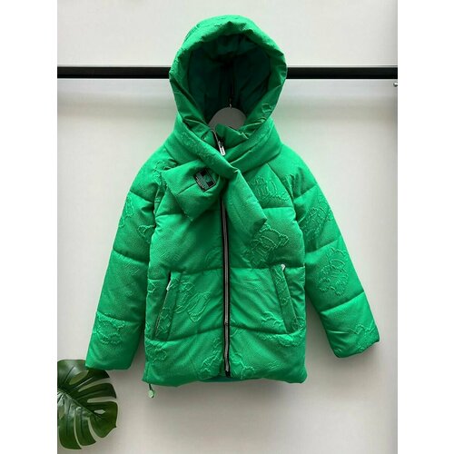 фото Куртка, размер 110, зеленый ds fashion