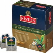Чай зеленый в пакетиках Riston Green Tea с Жасмином, 100 шт, 200 г