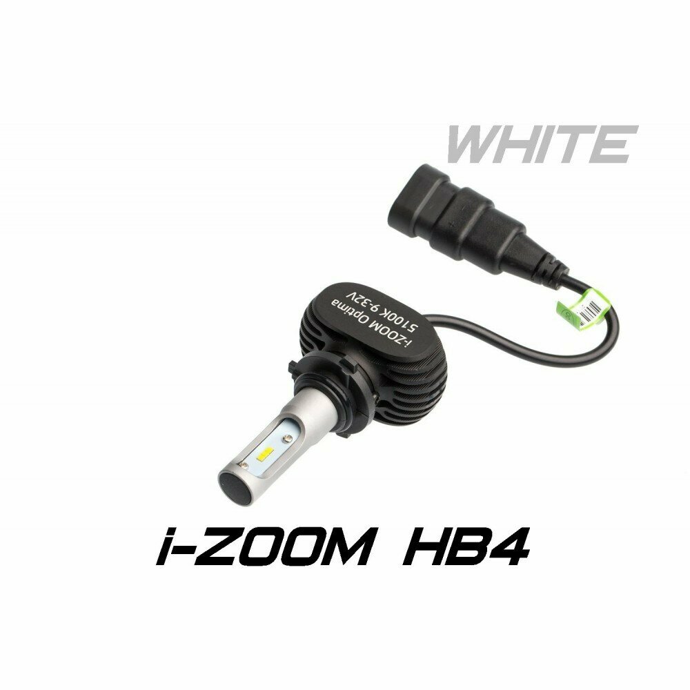 HB4 / 9006 Optima LED i-ZOOM, Seoul-CSP, White, 9-32V, комплект 2 лампы