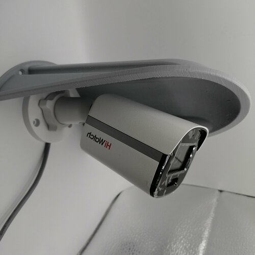 Защитный козырек для камеры видеонаблюдения Ракушка-XL 3D-печать HIKVISION HIWATCH DAHUA серый защита камеры от дождя льда снега 998₽