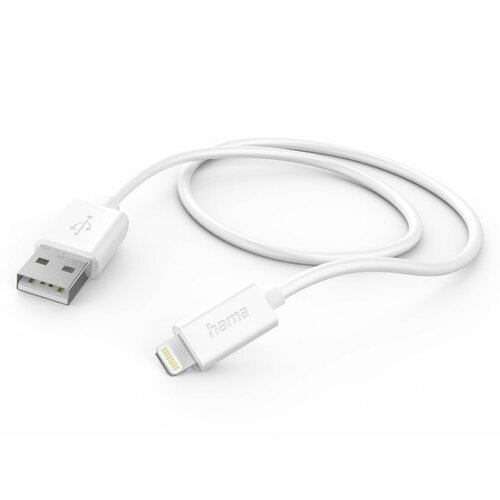 Кабель Hama H-201579 00201579 USB-A-Lightning MFI 1м белый кабель hama usb apple lightning 00200623 1 5 м белый