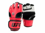 UFC Тренировочные перчатки для MMA с открытой ладонью (S/M) красные