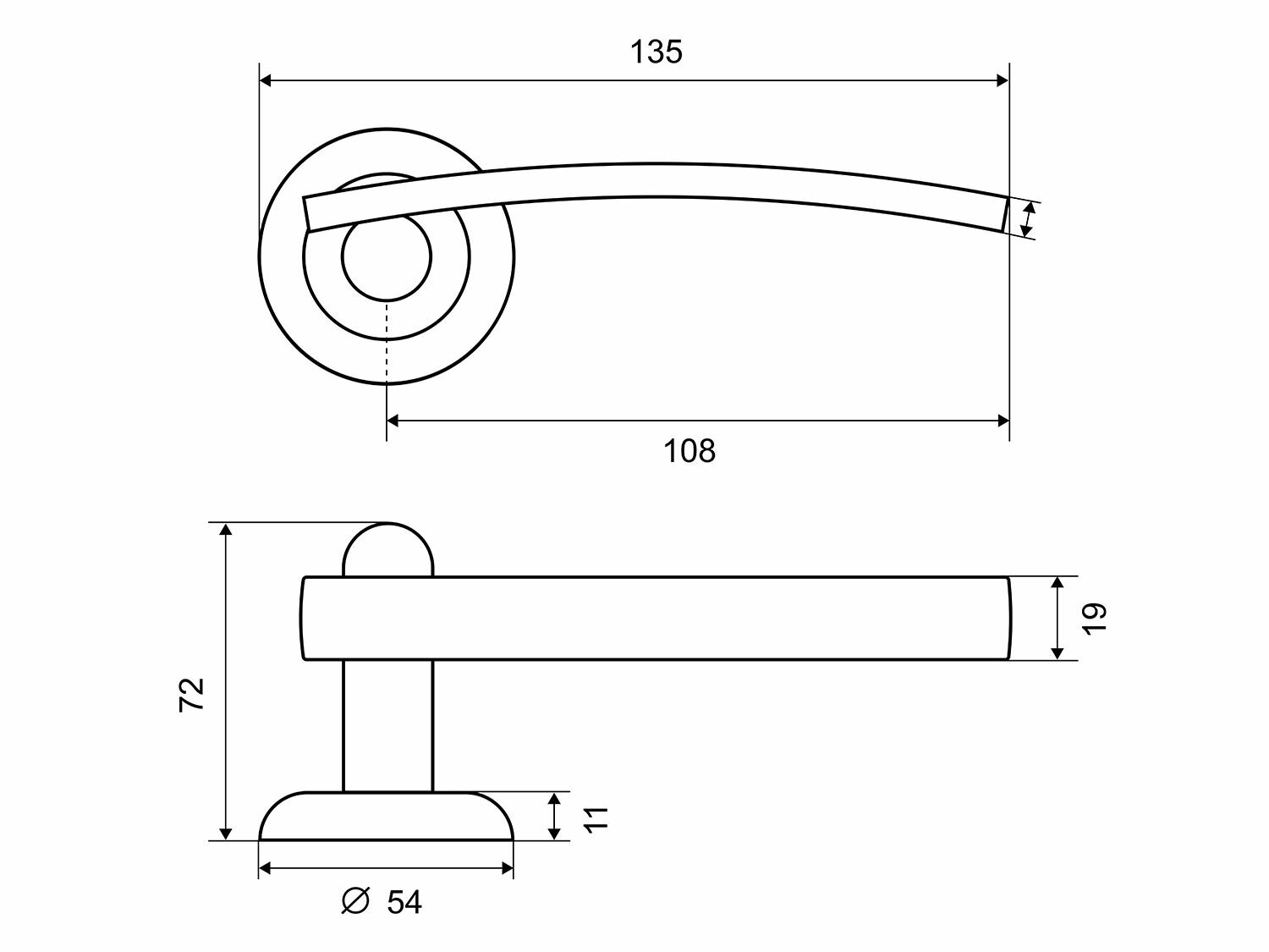 Ручка Palladium asolo sn/cp -10 - фото №6