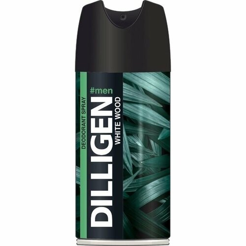 Дезодорант мужской Dilligen / Диллиген White Wood спрей 150мл / защита от пота и запаха dilligen дезодорант мужской white wood 150мл