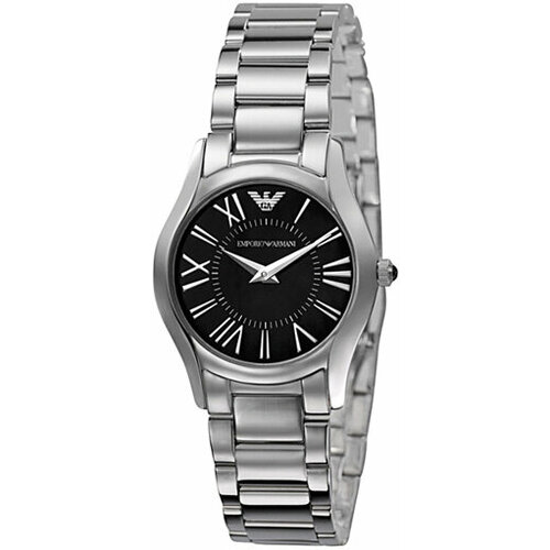 фото Наручные часы emporio armani, серебряный, черный