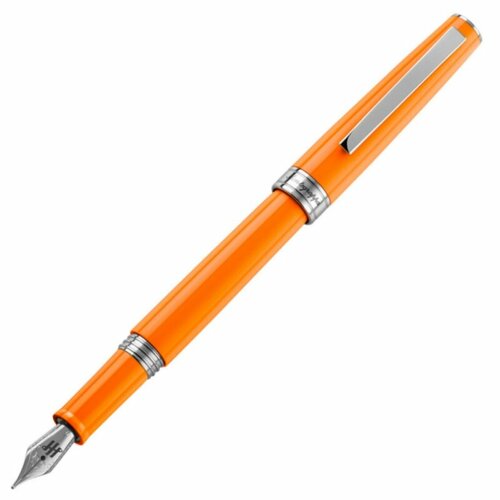 Перьевая ручка Montegrappa Armonia Orange Steel M. Артикул ARM-OR-FP-M