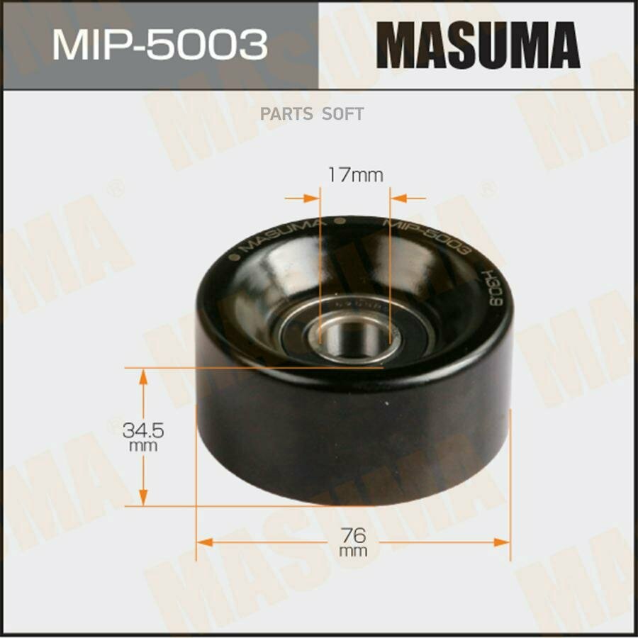 MASUMA MIP-5003 Ролик натяжителя ремня привода навесного оборудования