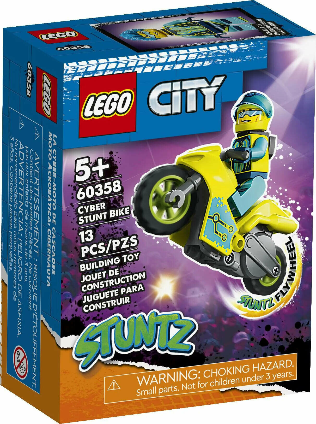 LEGO City 60358 Кибер-трюк-байк