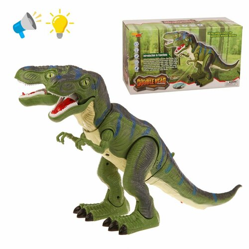 Динозавр Наша Игрушка свет, звук, проектор (6830) динозавр на ик управлении свет звук наша игрушка 8004