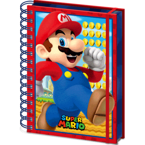 nintendo super mario encyclopedia Записная книжка Super Mario (Mario) A5 Wiro SR72626