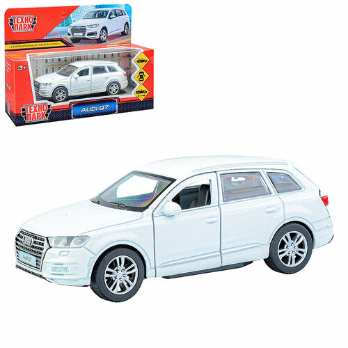 Машина металл Audi Q7, 12 см, (откр. двер, багаж, белый) инер, в коробке машина металл volkswagen passat полиция 12 см откр двер багаж белый инер в коробке