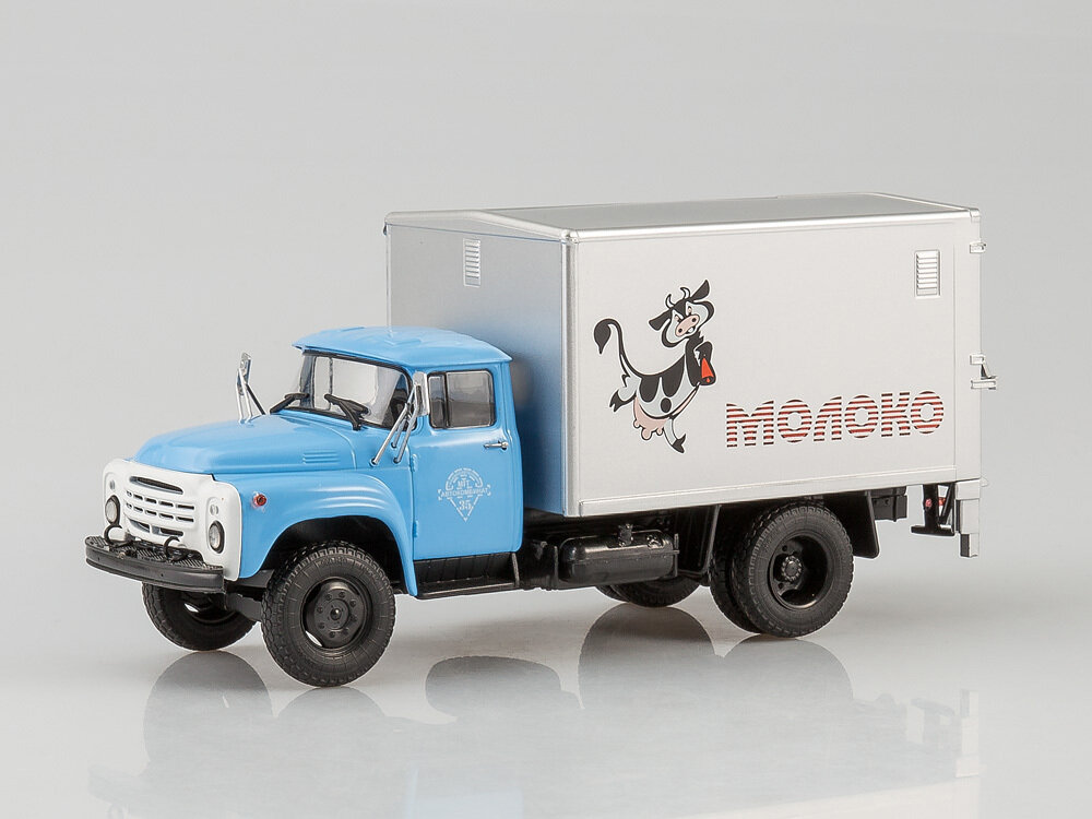 Масштабная модель 1/43 Фургон Молоко (на шасси ЗИЛ-130)