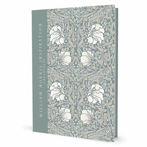 Ежедневник, цветы, William Morris Inspiration, 1 шт ежедневник контэнт william morris inspiration синяя обложка с птицами