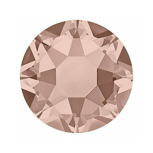 Страз клеевой 2078 SS16 цветн. 3.9 мм кристалл 144 шт в пакете бледно-розовый (v.rose 319)