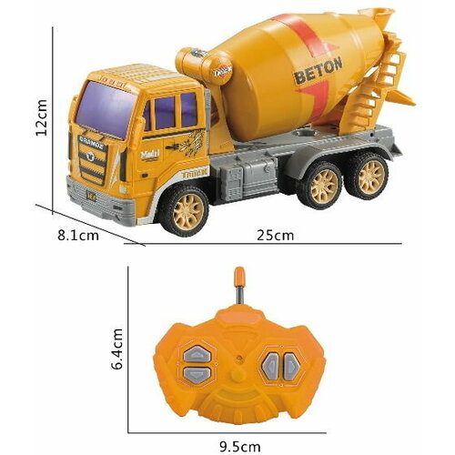 Машинка строительная Бетономешалка Grande на РУ в коробке машинка строительная бетономешалка 1 14 на ру свет звук в
