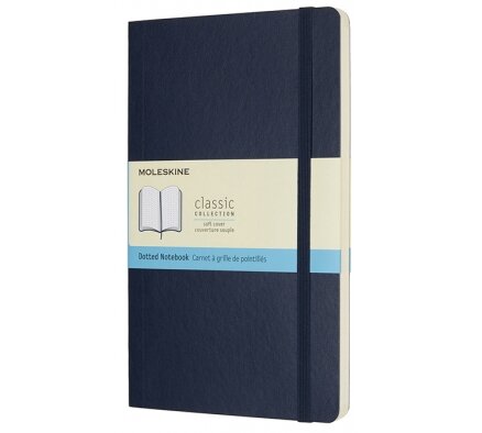 Блокнот Moleskine Classic Soft (в точку) Large синий