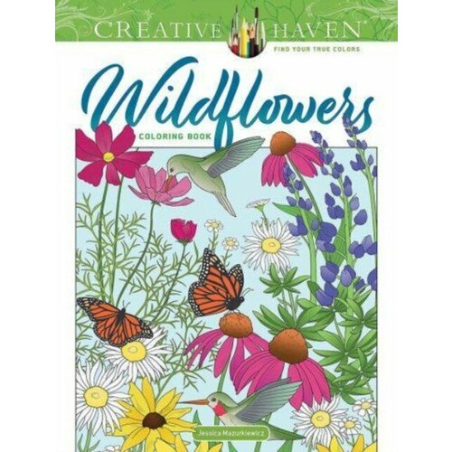 Creative Haven Wildflowers Coloring Book