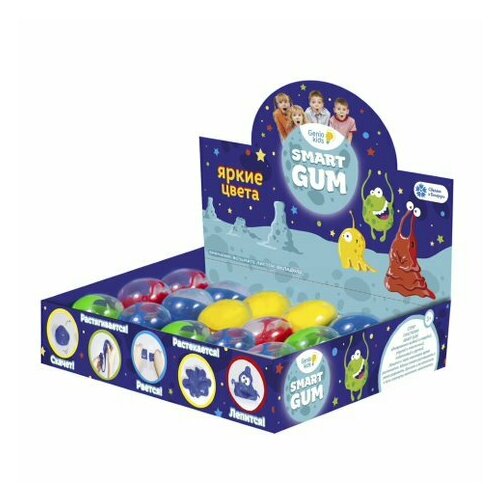 пластилин для детской лепки dream makers smart gum hg01l Пластилин Genio Kids-Art SMART GUM HG01L