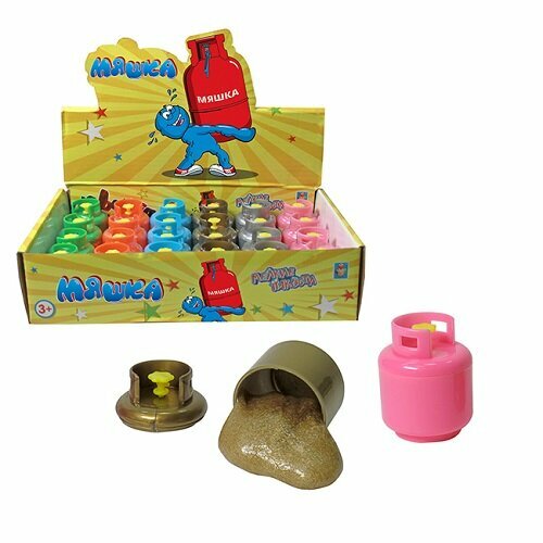 Лизун 1Toy "Мелкие пакости", (мяшка газовый баллон,17 гр) Т10249