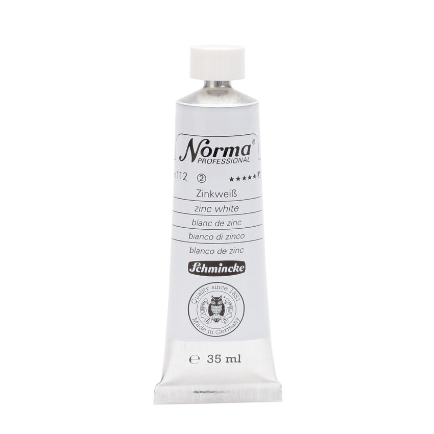 Schmincke Norma Professional № 112 белила цинковые, туба 35 мл
