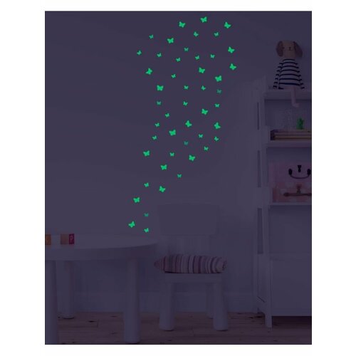 Светящиеся наклейки Бабочки светящиеся 3d наклейки на стену в виде бабочки 12 24 наклейка для детской спальни дома гостиной наклейка светящиеся в темноте обои украшен
