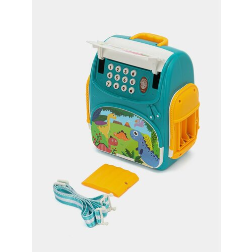 Копилка-сейф с купюроприемником Цвет Голубой 5097₽