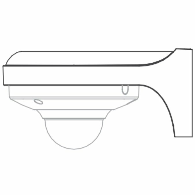 Кронштейн Dahua DH-PFB203W для купольных видеокамер серий HDBWxxR-Z/VF HDWxxR-Z HDBWxxE HDWxxE HDWxxS SD22 - фото №13