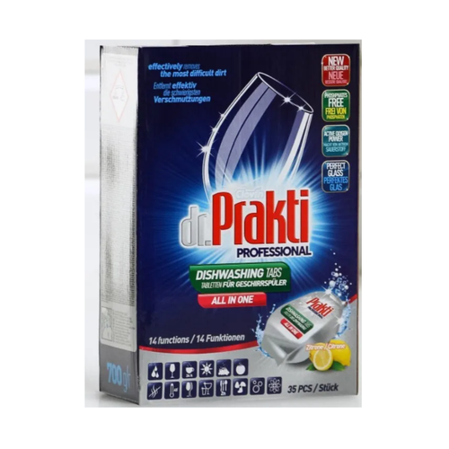 Таблетки Dr.Prakti Professional для ПММ 700г (30+5 шт х 20г) картон