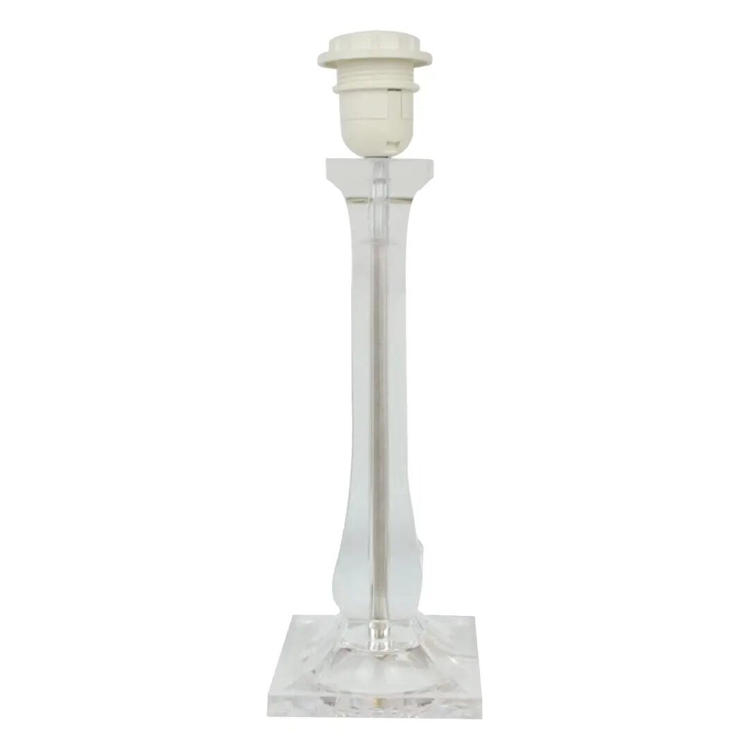 фото Основание для лампы Inspire Rozala 1 лампа E27, 34 см, цвет прозрачный