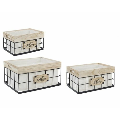 Корзины набор 3 шт. BIZZOTTO HOME DELUXE 0210560 520х420х250h; 450х350х230h; 390х290х200h