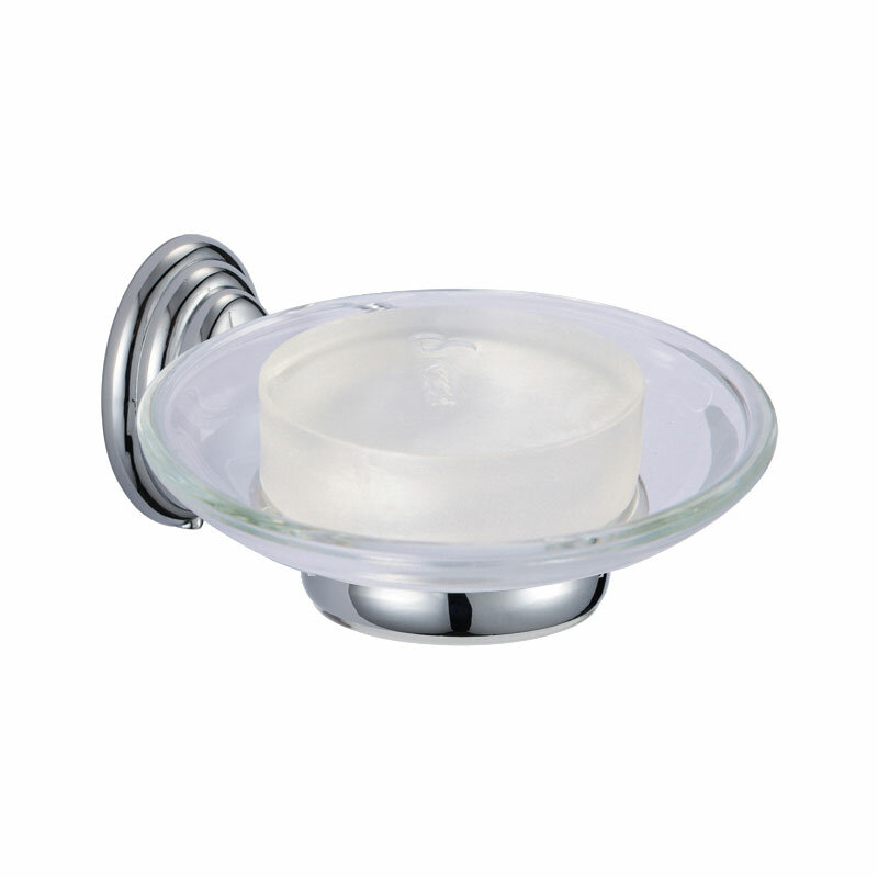 фото Мыльница подвесная BA-SH-1 (хром. металл, стекло, крепление: шуруп)