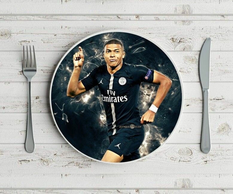 Тарелка Kylian Mbappe Lottin, Килиан Мбаппе Лоттен №2