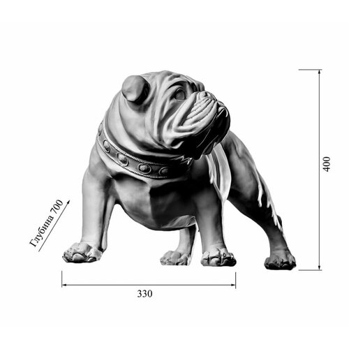 Скульптура Английский бульдог