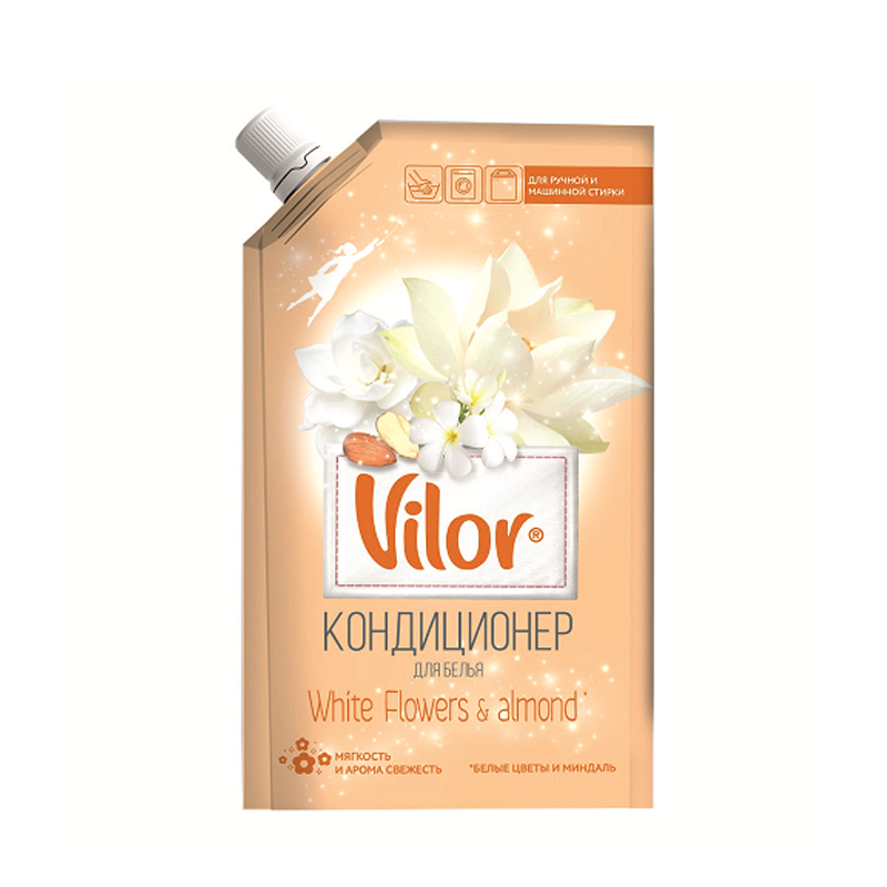 фото Кондиционер для белья Vilor White Flowers & Almond 1000 мл