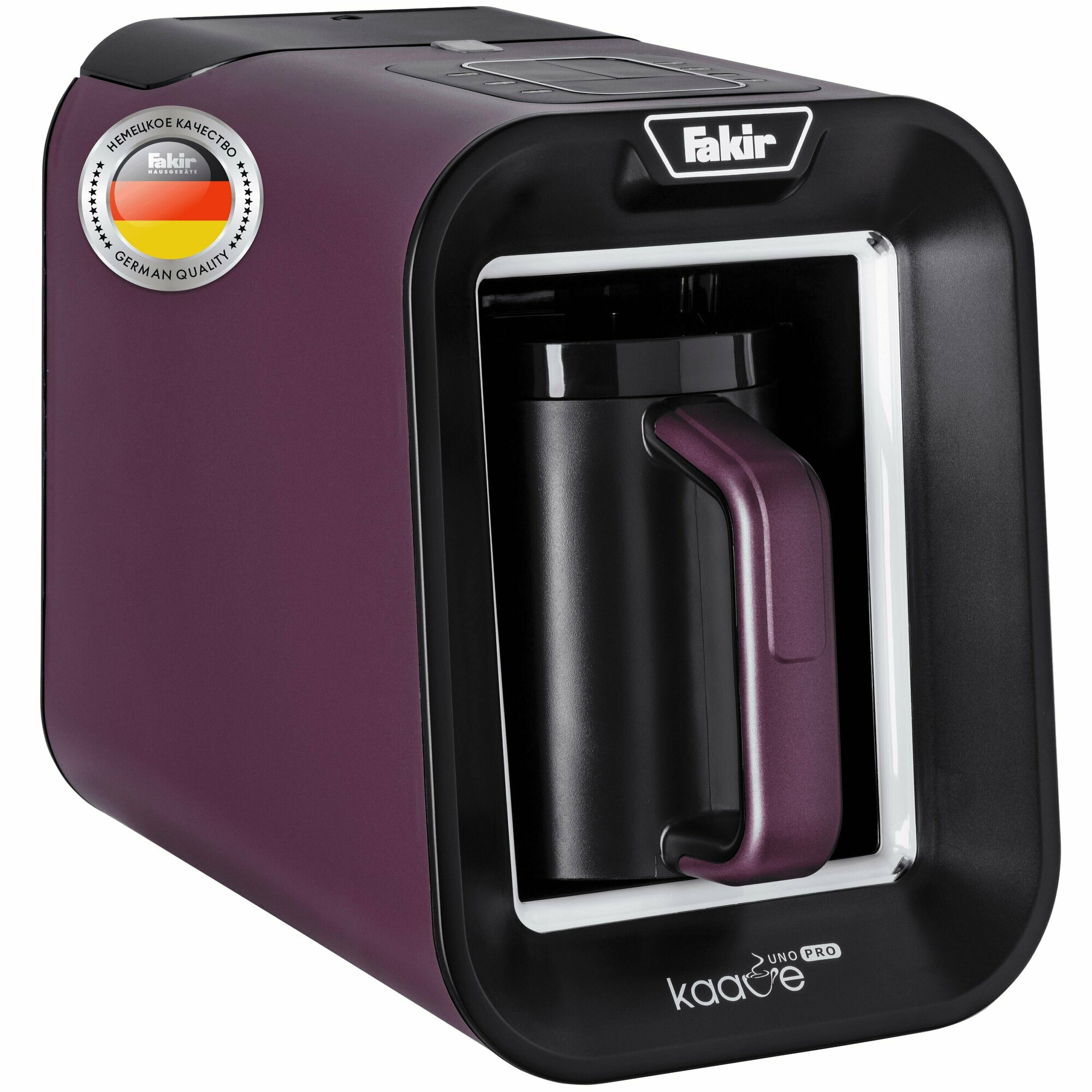 FAKIR Электрическая кофеварка-турка KAAVE UNO PRO, фиолетовая с автоматической подачи воды