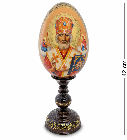 ИКО-24 Яйцо-икона "Святой Николай Чудотворец" Рябов С.
