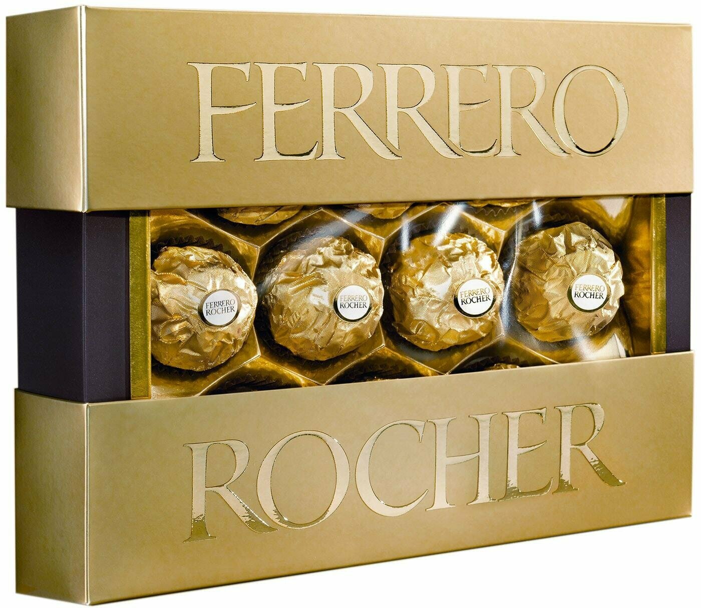 Конфеты Ferrero Rocher хрустящие из молочного шоколада 125г 1 шт