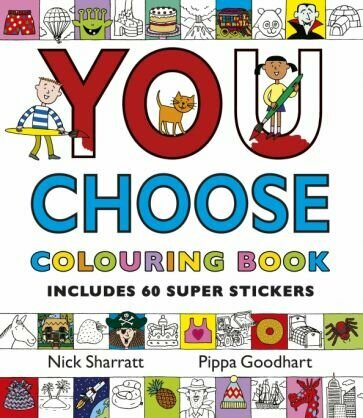You Choose. Colouring Book with Stickers - фото №1