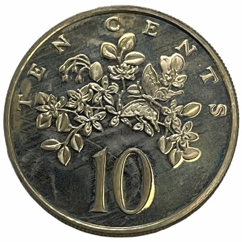 Ямайка 10 центов 1973 г. (Proof) либерия 50 центов 1973 г