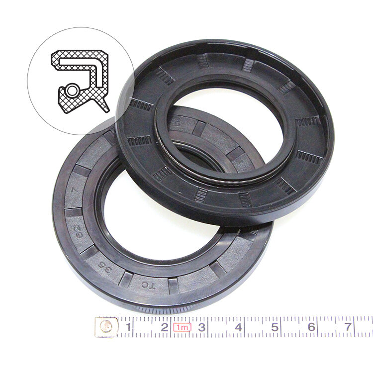 Манжета армированная (Сальник) 35х62х7 (тип 2 / TC) 70NBR