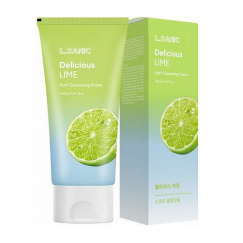 Пенка очищающая для умывания с экстрактом лайма Delicious Lime Soft Cleansing Foam