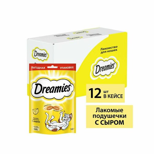 Dreamies подушечки с сыром, 140г