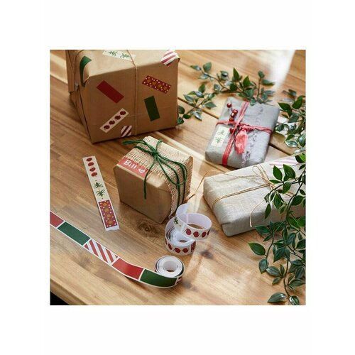 Стикеры новогодние для подарков 120шт VINTERFINT икеа 150₽