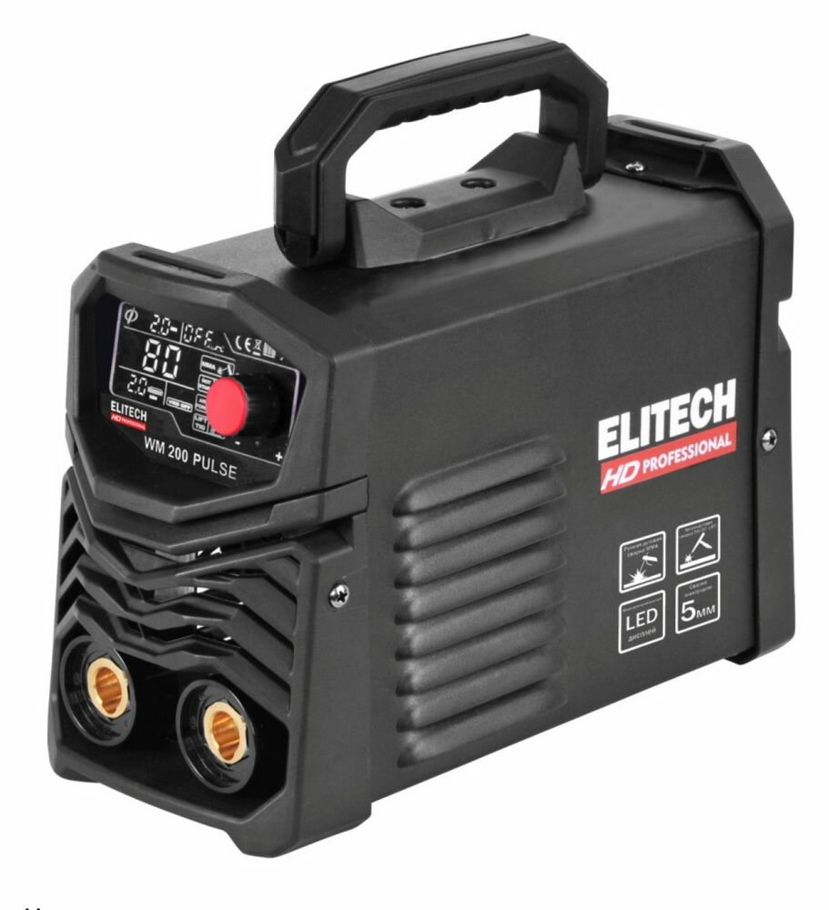 Сварочный инвертор Elitech HD WM 200C PULSE - фото №4