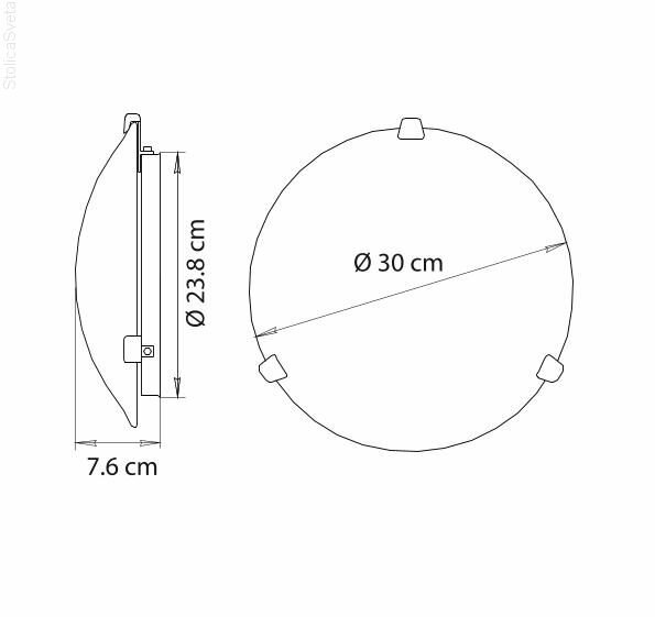 Светильник настенно-потолочный Arte Lamp A3720PL-1CC (4680214026490) Artelamp - фото №17