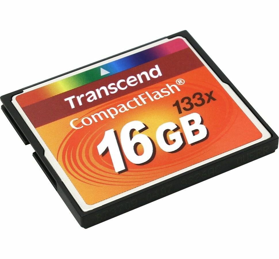 Карта Памяти CF 16Gb Transcend 133X (45/20 Mb/s)